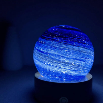 Custom Planet Night Light, Milky Way Night Lamp, Galaxy Desk Lamp, Space Ball Lighting, Astronomy Christmas Gift, Nebula Sphere Bedside Lamp