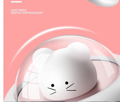 USB Bedside Lamp with LED Night Light for Smart Homes