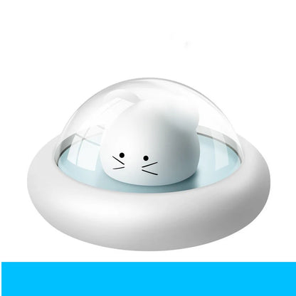 USB Bedside Lamp with LED Night Light for Smart Homes