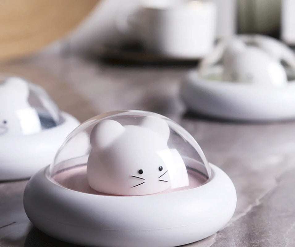 USB Bedside Lamp with LED Night Light for Smart Homes